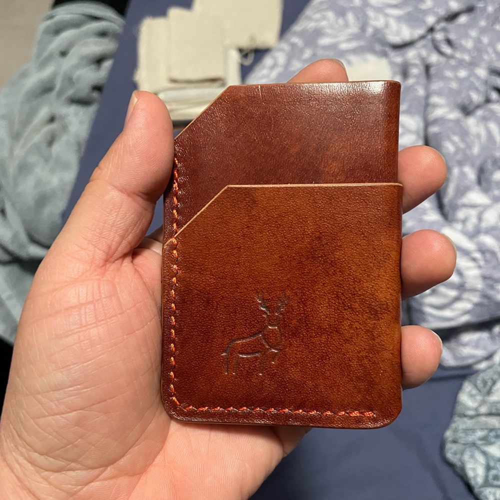 Brown Leather Card Holder